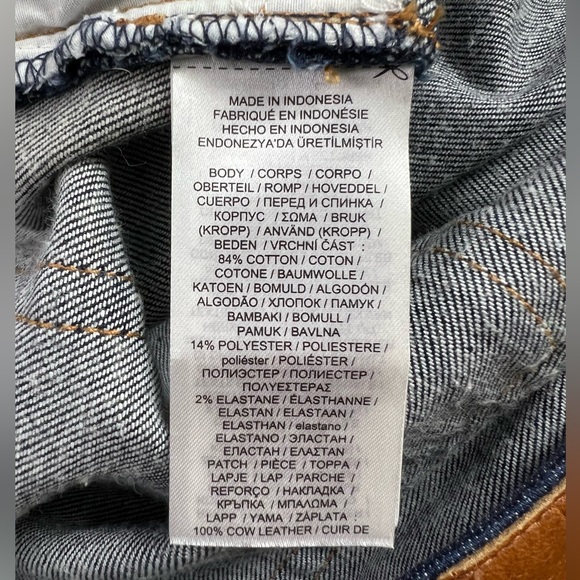 Lauren Ralph Lauren Blue Denim Jean Skirt Size 10 - Picture 12 of 16